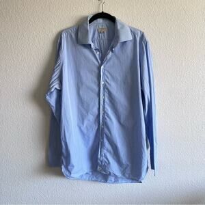 Burberry Mens Button Down Stripe Shirt